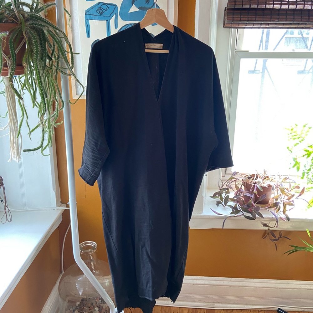 Hackwith Design - black cocoon dress - XL